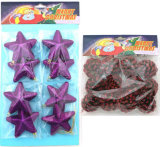 Christmas Decorated Drop Ornament Set - Star\Pinecon